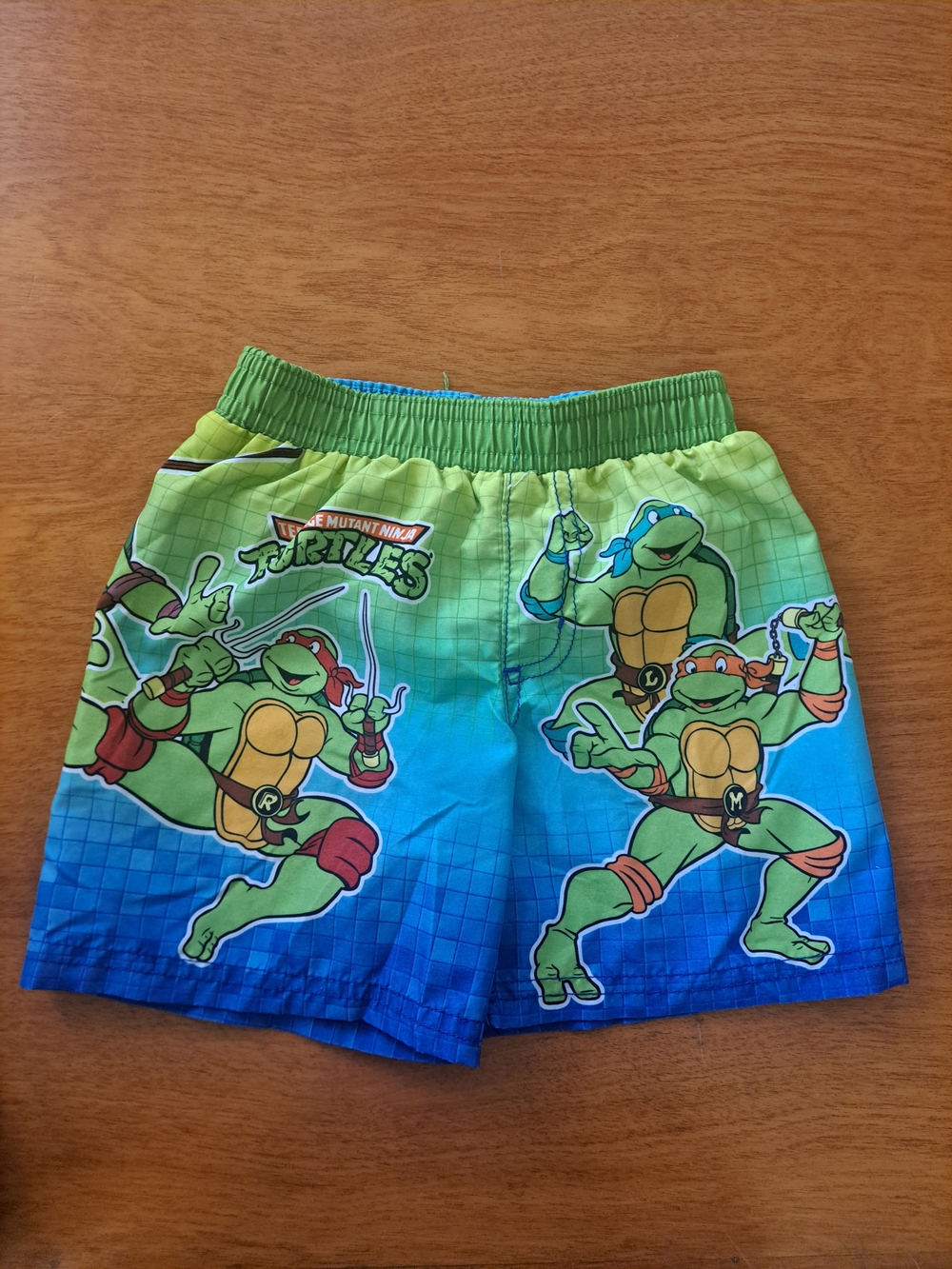 Nickelodeon Teenage Mutant Ninja Turtles Green & Blue Swim Shorts